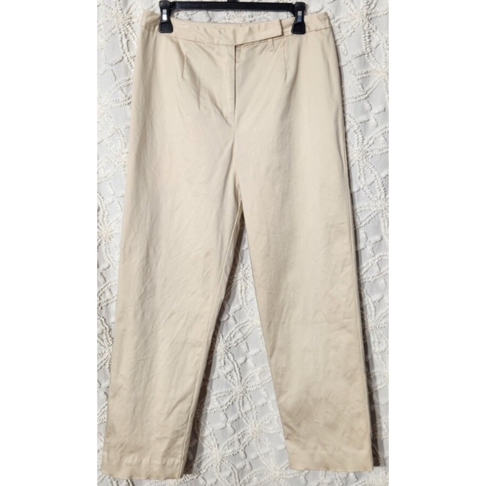 Pendleton Women's Tapered Khaki Pants Size 10 Beige Business Capsule Quiet Lux‎